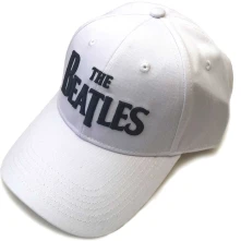 The Beatles, Šiltovka Black Drop T Logo, Unisex, Biela