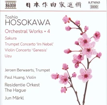 CD BERWAERTS, JEROEN & RE... - TOSHIO HOSOKAWA: ORCHESTRAL WORKS, VOL. 4
