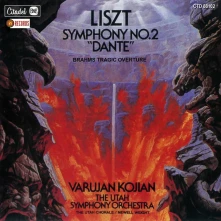 CD LISZT: SYMPHONY NO. 2 'DANTE'/BRAHMS: TRAGIC OVERTURE