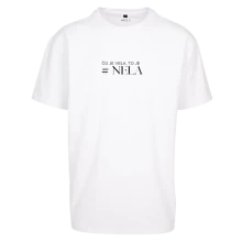 Nela Pocisková, Tričko Čo je veľa, to je #NELA, Unisex, Biela