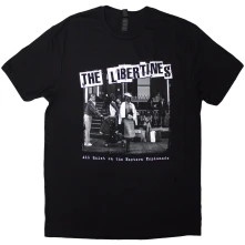 The Libertines, Tričko AQOTEE Album B&W, Unisex, Čierna
