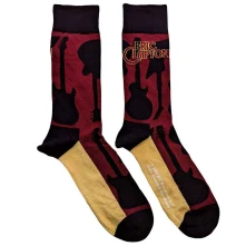 Eric Clapton, Ponožky Guitars, Unisex, Červená