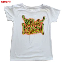 Billie Eilish, Tričko Graffiti, Dieťa, Biela