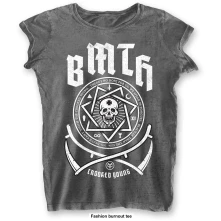 Bring me the horizon, Tričko Crooked Young, Žena, Šedá