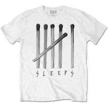 While She Sleeps, Tričko Matches, Unisex, Biela