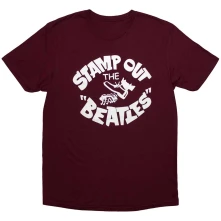 The Beatles, Tričko Stamp Out The..., Unisex, Červená