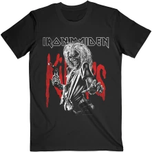 Iron Maiden, Tričko Killers Eddie Large Graphic Distress, Unisex, Čierna