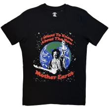 Jimi Hendrix, Tričko Earth Day, Unisex, Čierna