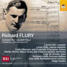 CD Orchestra Della Svizze... - Richard Flury: Casanova E L'albertolli, Comedia Lirica In Due Atti