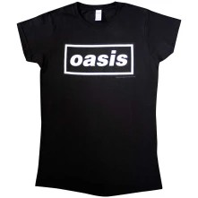 Oasis, Tričko Decca Logo, Žena, Čierna