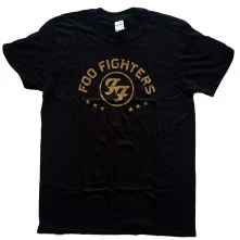 Foo Fighters, Tričko Arched Stars, Unisex, Čierna