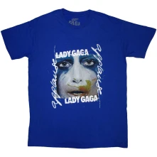 Lady Gaga, Tričko Artpop Facepaint, Unisex, Modrá