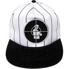 Public Enemy, Šiltovka Solid Target, Unisex, Čierna/biela