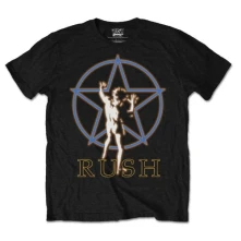 Rush, Tričko Starman Glow, Unisex, Čierna