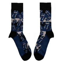 The Rolling Stones, Ponožky Blue Tongues, Unisex, Modrá