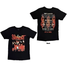 Slipknot, Tričko North American Tour '99, Unisex, Čierna