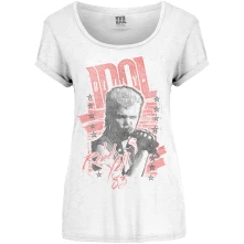 Billy Idol, Tričko Rebel Yell, Žena, Biela