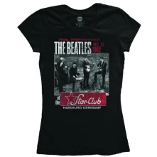 The Beatles, Tričko Star Club, Hamburg, Žena, Čierna