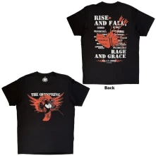 The Offspring, Tričko Rise And Fall, Unisex, Čierna