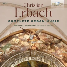CD TOMADIN, MANUEL - ERBACH: COMPLETE ORGAN MUSIC