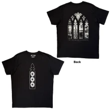 Bad Omens, Tričko Stained Glass, Unisex, Čierna