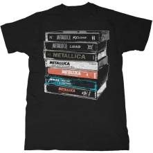 Metallica, Tričko Cassette, Unisex, Čierna
