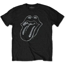 The Rolling Stones, Tričko Tongue, Unisex, Čierna