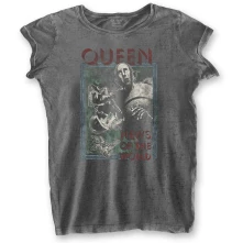 Queen, Tričko News of the World, Žena, Šedá
