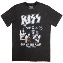 Kiss, Tričko End Of The Road World Tour, Unisex, Šedá