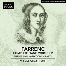 CD STRATIGOU, MARIA - LOUISE FARRENC: COMPLETE PIANO WORKS 2 - THEME AND VARIATION (PART 1)