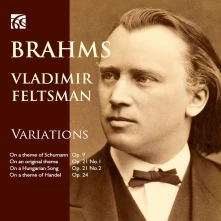 CD FELTSMAN, VLADIMIR - BRAHMS VARIATIONS