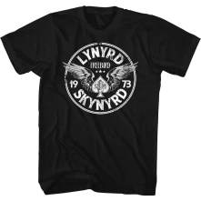 Lynyrd Skynyrd, Tričko Freebird '73 Wings, Unisex, Čierna