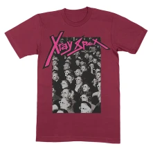 X-Ray Spex, Tričko 3D Cinema, Unisex, Červená