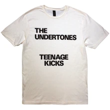 The Undertones, Tričko Teenage Kicks Text, Unisex, Natural
