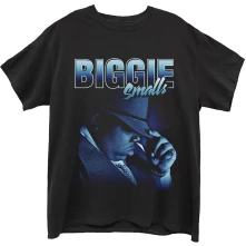 Biggie Smalls, Tričko Hat, Unisex, Čierna