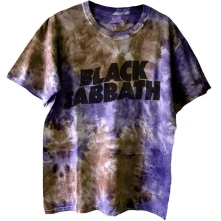 Black Sabbath, Tričko Wavy Logo, Unisex, Fialová