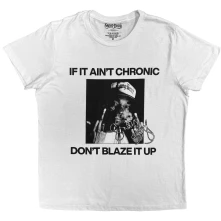 Snoop Dogg, Tričko Chronic Signature, Unisex, Biela