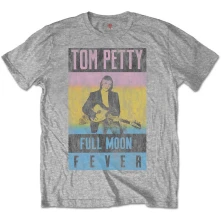 Tom Petty & The Heartbreakers, Tričko Full Moon Fever, Unisex, Šedá