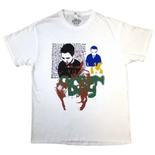Green Day, Tričko Spray Paint, Unisex, Biela
