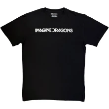 Imagine Dragons, Tričko Logo Mono, Unisex, Čierna