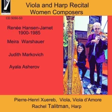 CD XUEREB, PIERRE-HENRI &... - VIOLA AND HARP RECITAL: WOMEN COMPOSERS