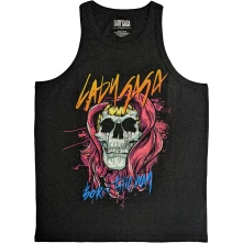 Lady Gaga, Tielko Skull, Unisex, Šedá