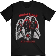 Motörhead, Tričko Ace of Spades Cowboys, Unisex, Čierna