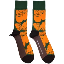 The Beatles, Ponožky Rubber Soul Text Repeat, Unisex, Zelená