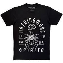 Nothing More, Tričko Scorpion, Unisex, Čierna