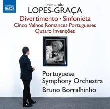 CD PORTUGUESE SYMPHONY ORCHE - FERNANDO LOPES-GRACA: DIVERTIMENTO - SINFONIETA - CINCO VELHOS ROMANCES PORTUGUESES - QUATRO INVENGUES