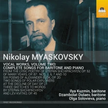 CD KUZMIN, ILYA / DZAMBOLAT - VOCAL WORKS VOL. 2: NIKOLAY MYASKOVSKY