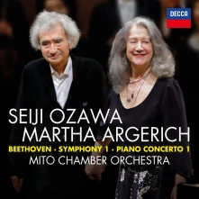 Martha Argerich, Seiji Ozawa, and the Mito Chamber Orchestra, CD KONC.PRO KLAV.1/SYMFONIE 1