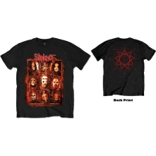 Slipknot, Tričko Rusty Face, Unisex, Čierna