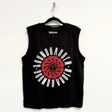 Soundgarden, Tielko Circle Logo, Unisex, Čierna